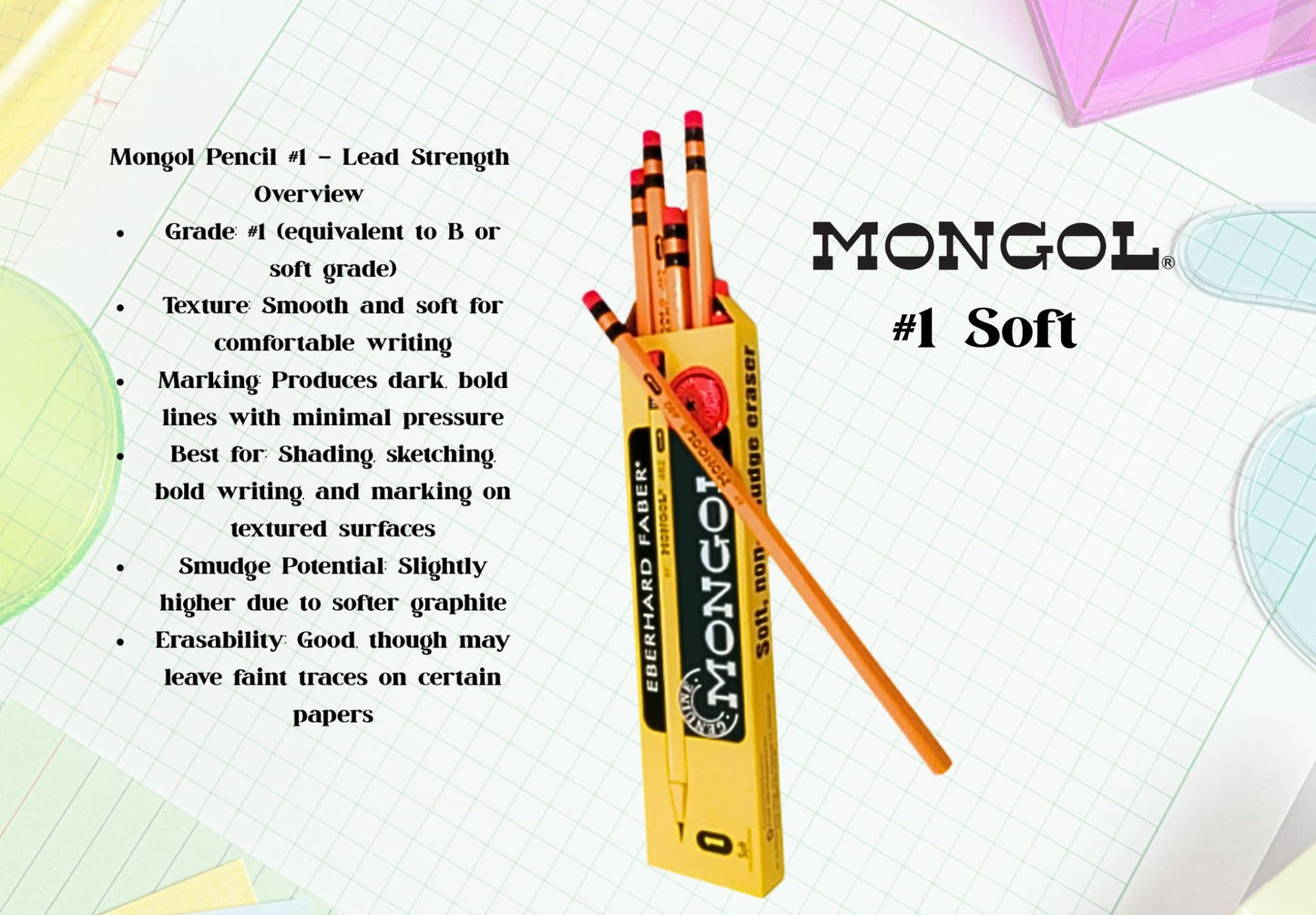 [School Sale] Mongol Pencil #1 Soft
