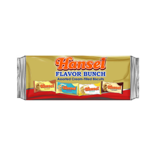 Hansel Flavor Bunch Assorted Cream-Filled Biscuits 32g x 10pcs