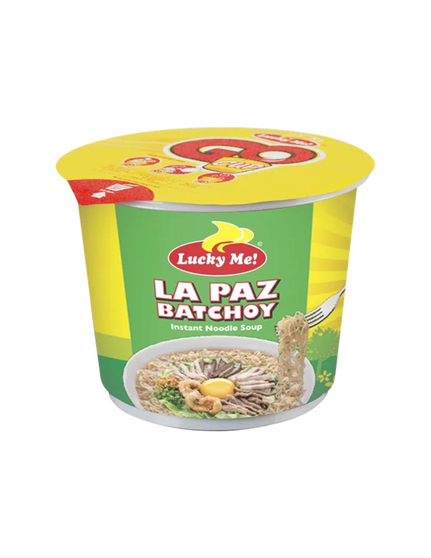 Lucky Me! Go Cup Instant Noodle Soup La Paz Batchoy 40g