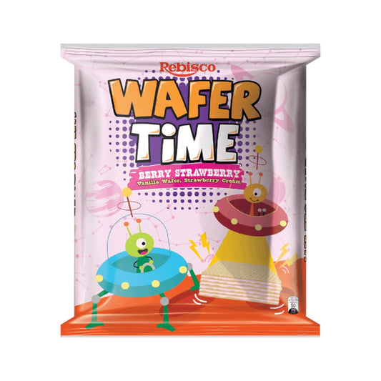 Rebisco Wafer Time Berry Strawberry 13g x 20 pcs