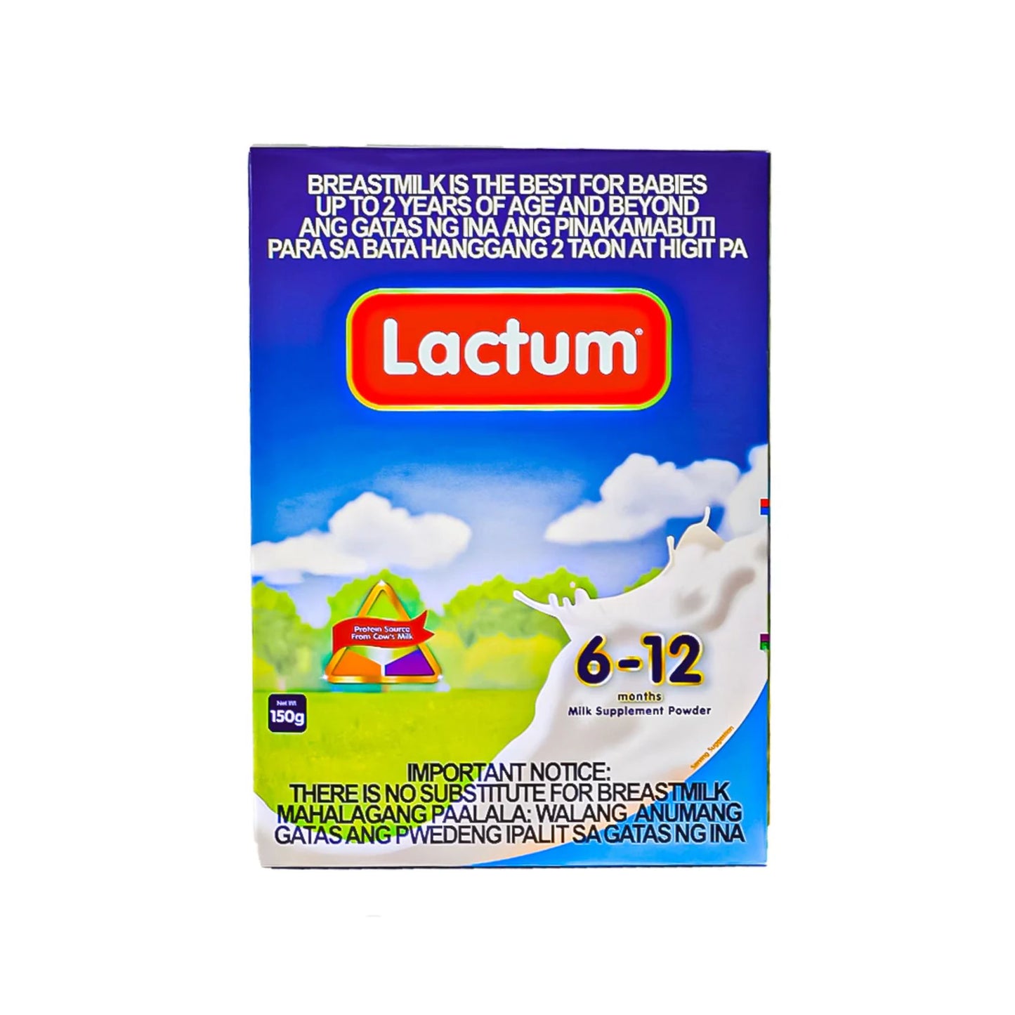 Lactum 6–12 Months Powdered Milk 150g