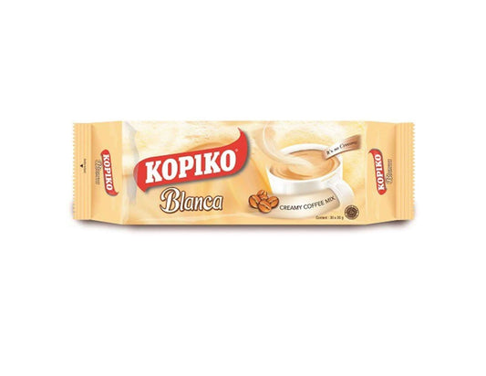 Kopiko Blanca Coffee Smooth & Creamy Mix Pouch 30g x 30 Sachets
