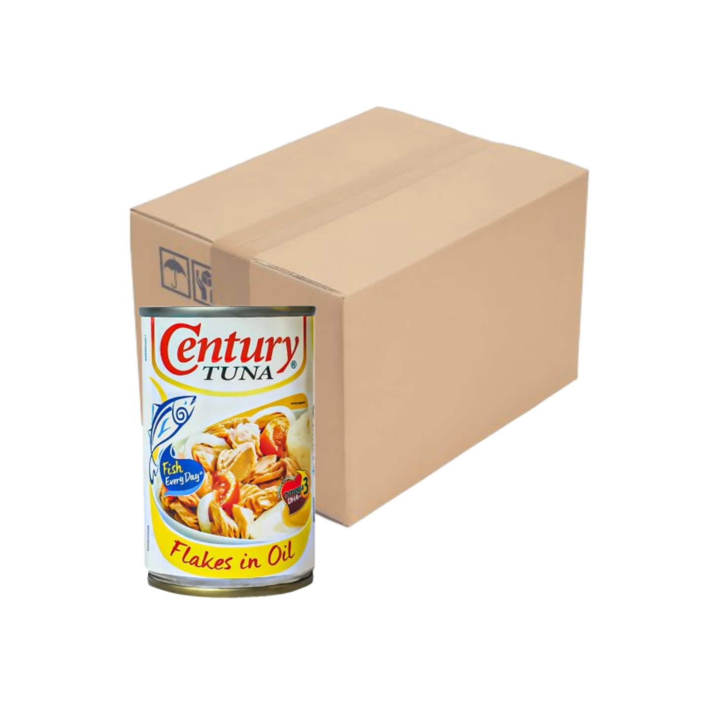 [WHOLESALE]  Century Tuna Flakes in Oil 155g x 50 pcs
