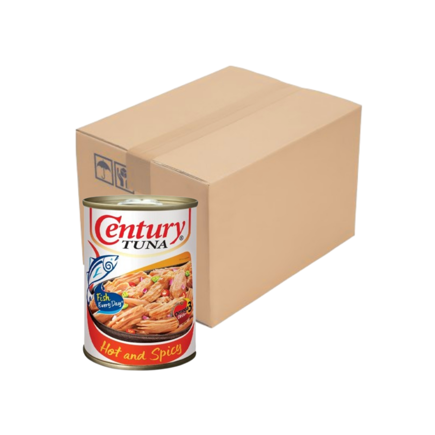 [WHOLESALE] Century Tuna Flakes Hot & Spicy 155g x 50 pcs