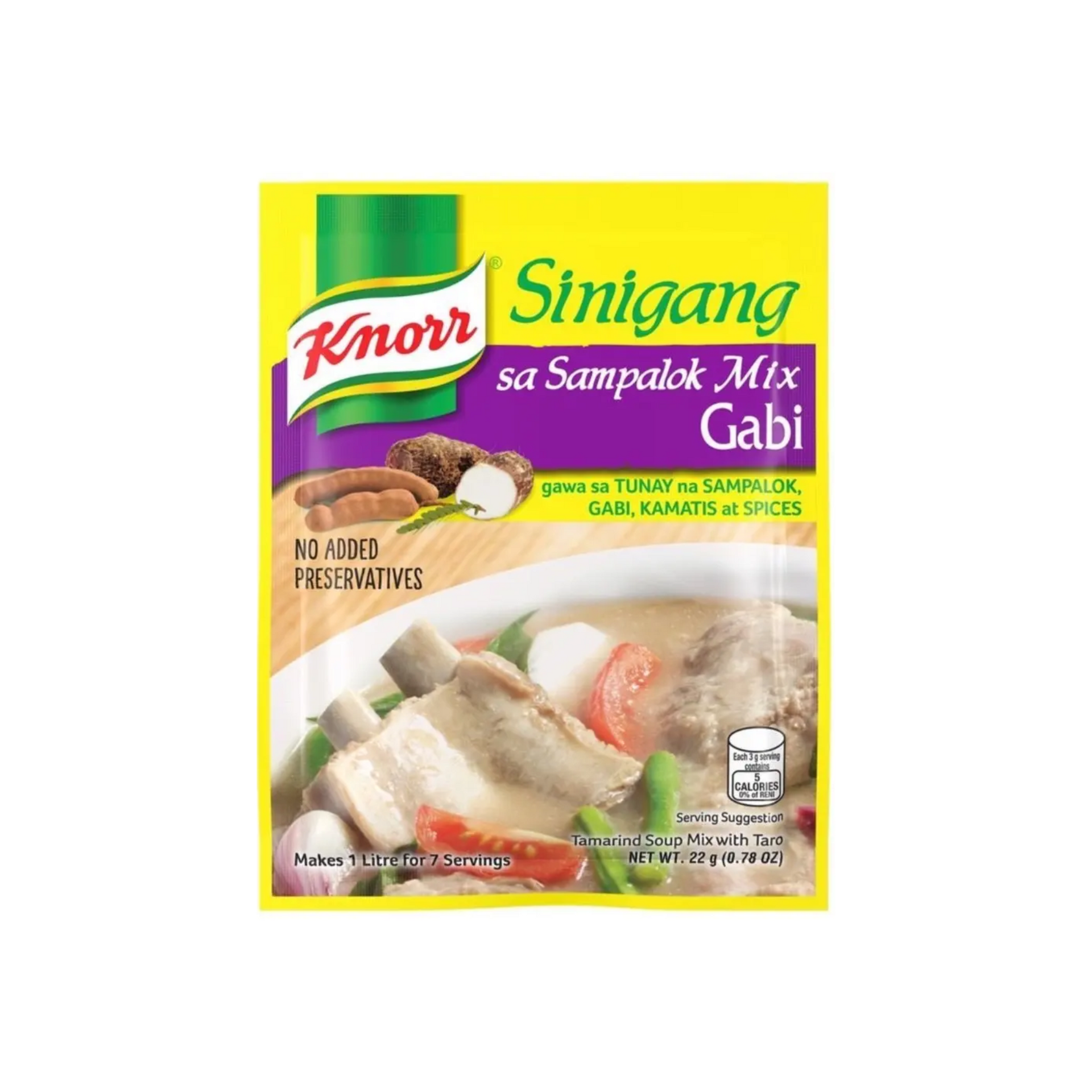 Knorr Sinigang sa Sampalok Mix with Gabi 22g – AAA Shopping Center