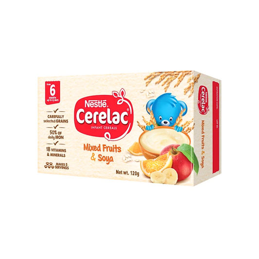 Nestle Cerelac Mixed Fruits & Soya 120