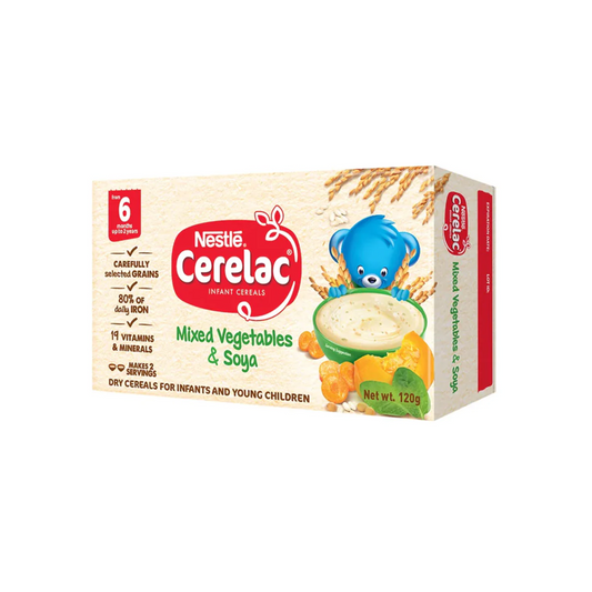 Nestle Cerelac Mixed Vegetable & Soya 120g