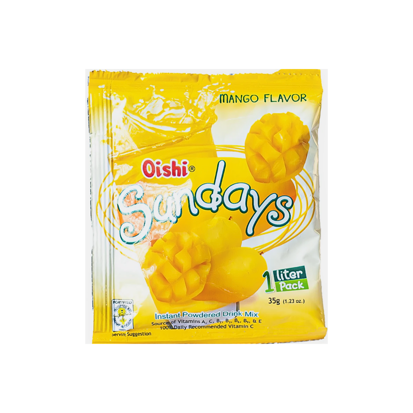Oishi Sundays Mango Juice Powder 35g