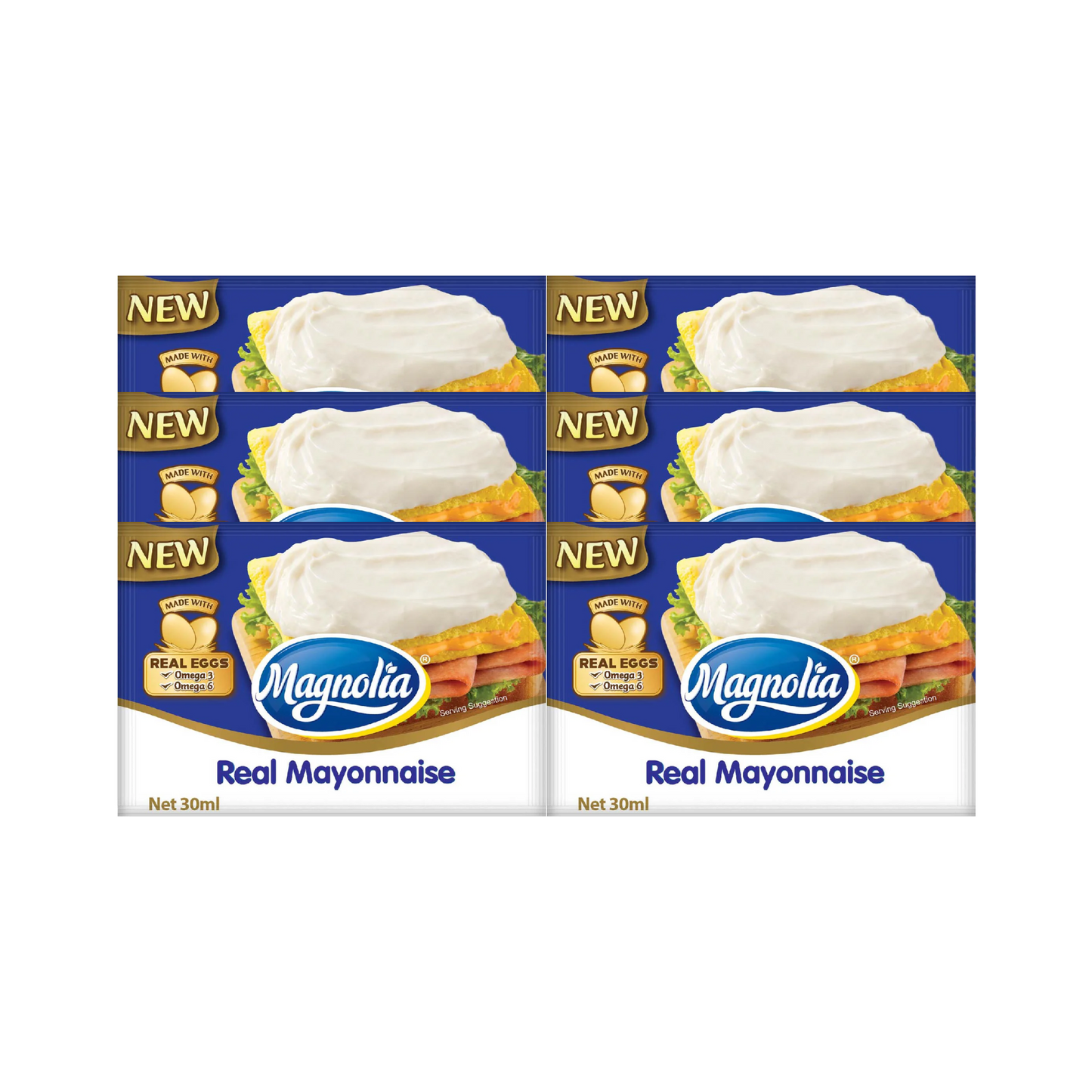 Magnolia Real Mayonnaise 30ml x 6 Sachets