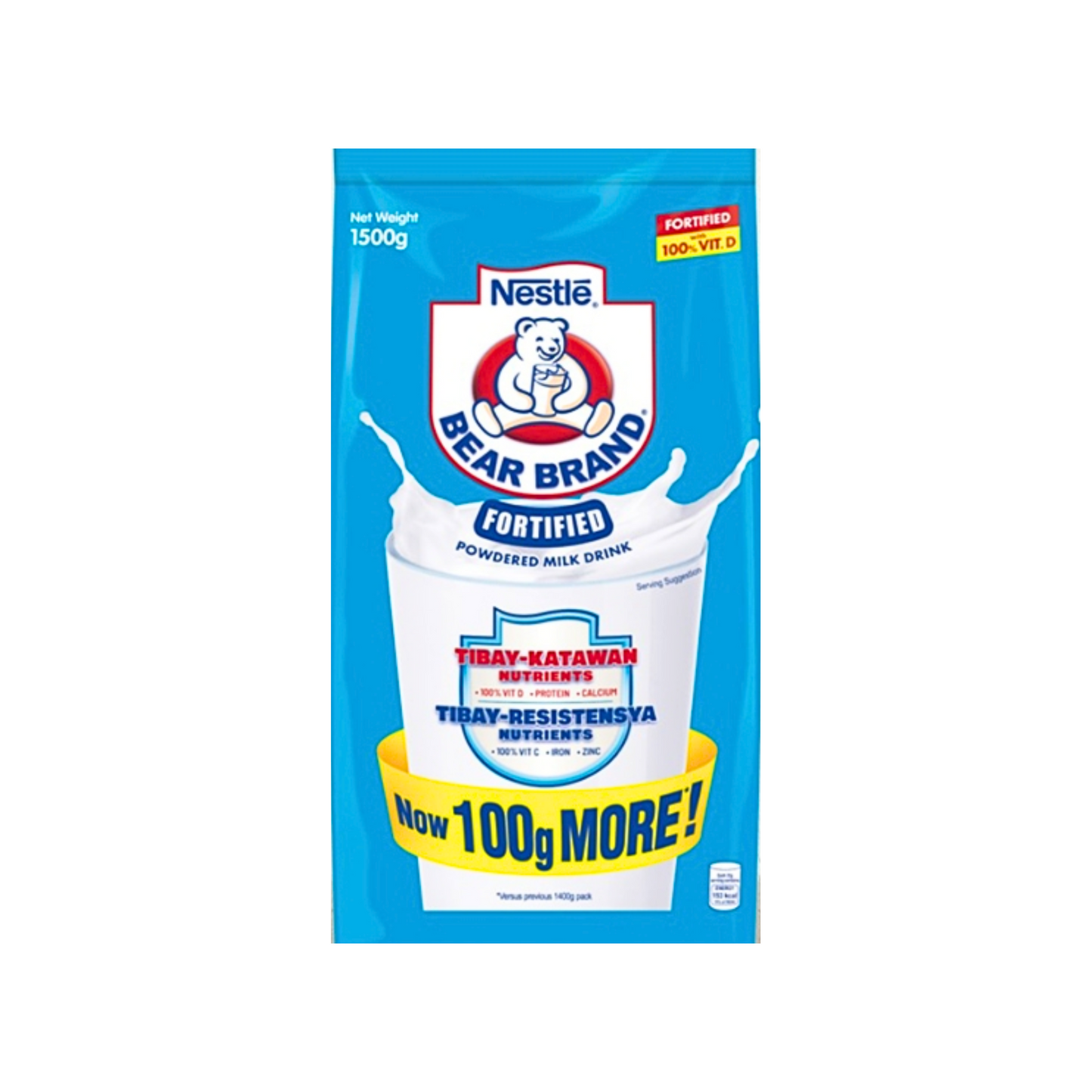 Bear Brand Powdered Milk Drink Fortified 1.5kg