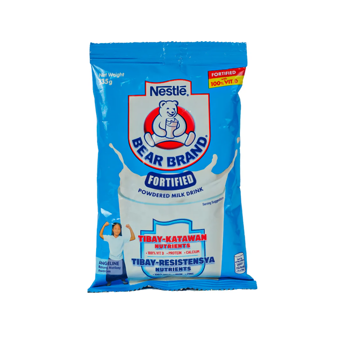 Bear Brand Powdered Milk Drink Fortified 135g