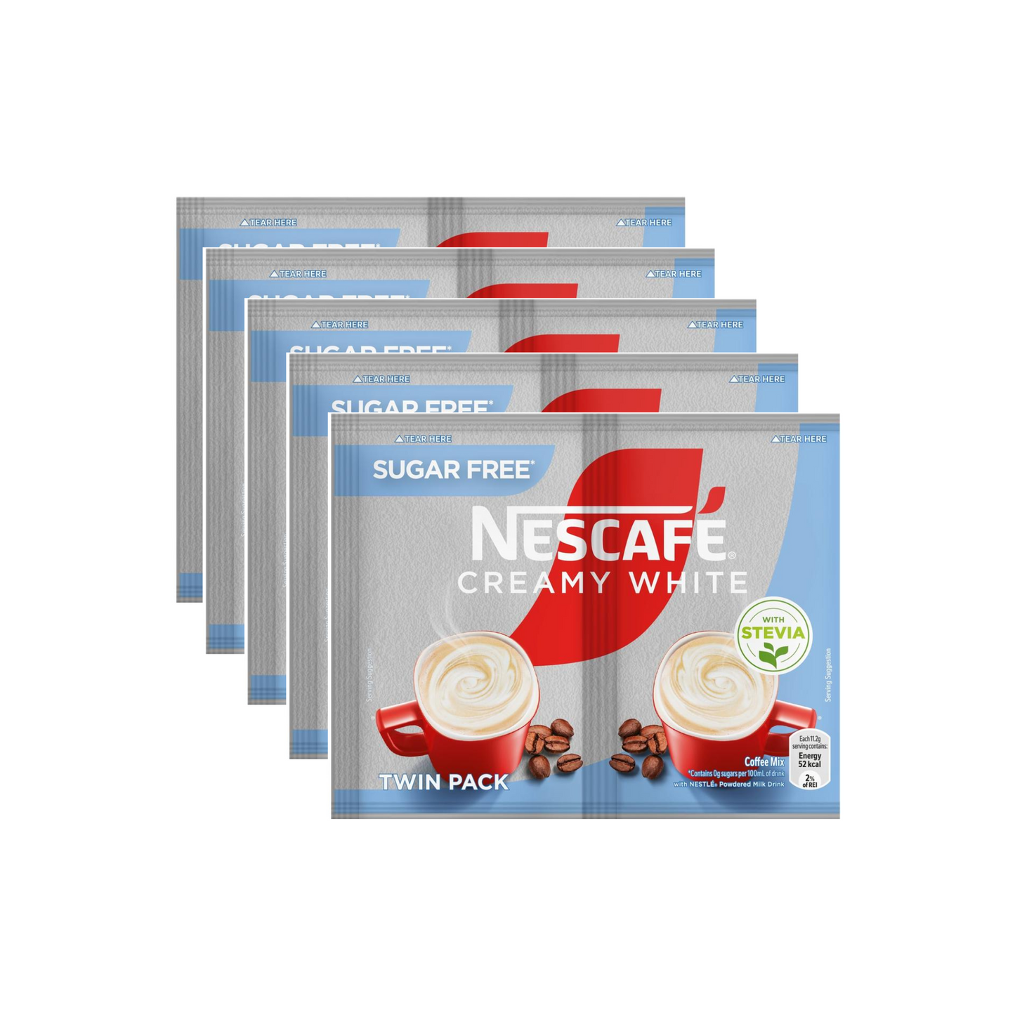 Nescafe Creamy White Sugar Free 22.40g x 5 Sachets