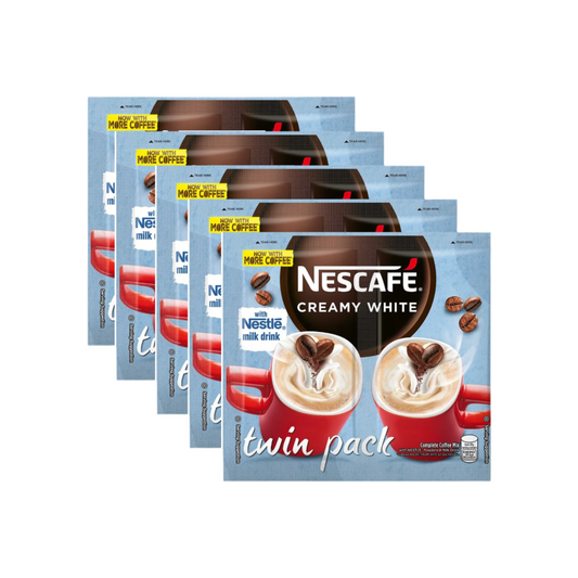 Nescafe Creamy White Twin Pack 51g x 5 Sachets