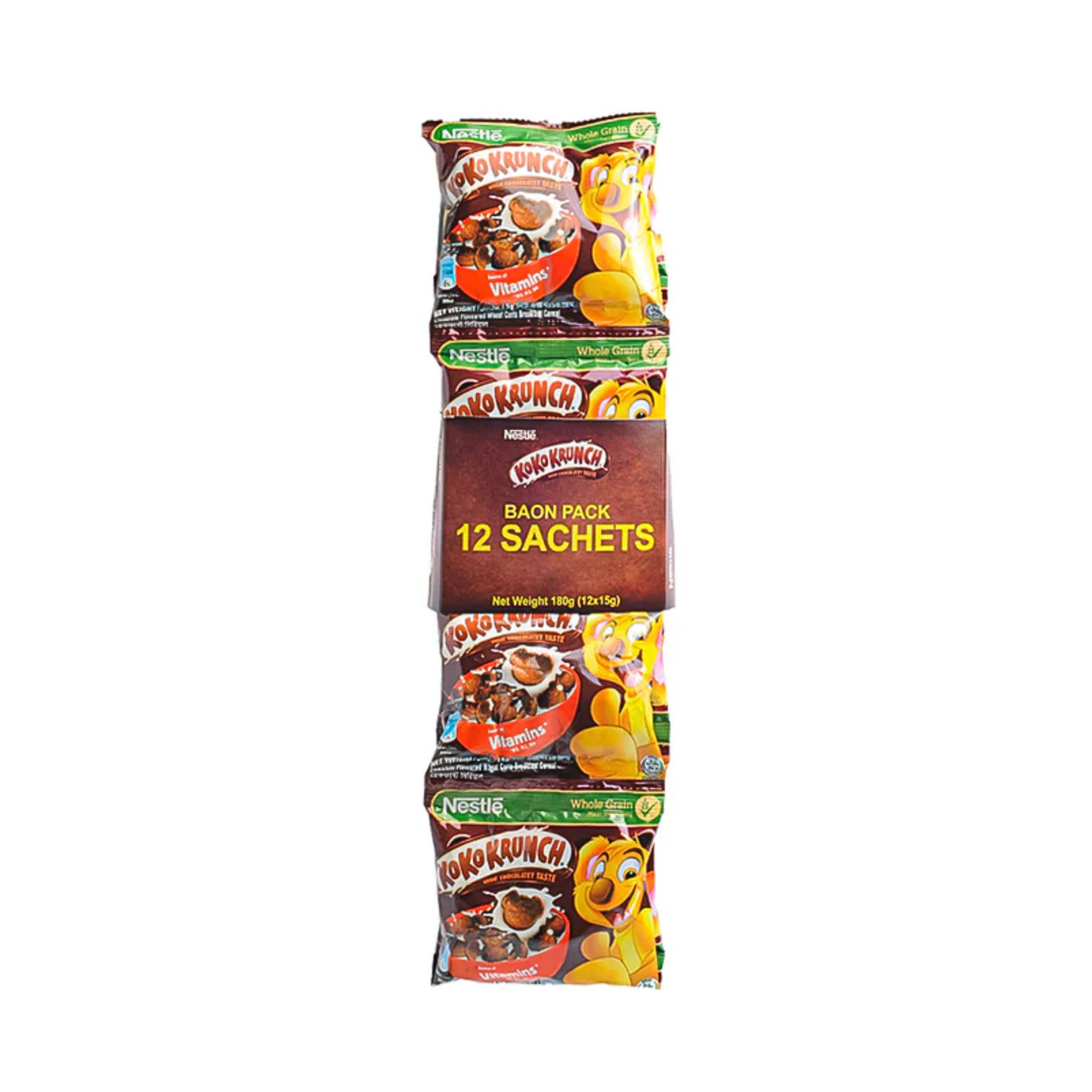Nestle Koko Krunch Chocolate Cereal 15g x 12 Sachets