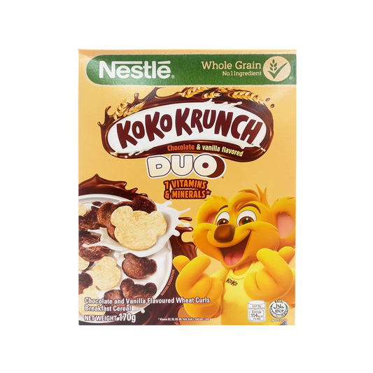 Nestle Koko Krunch Chocolate and Vanilla Duo Cereal 170g
