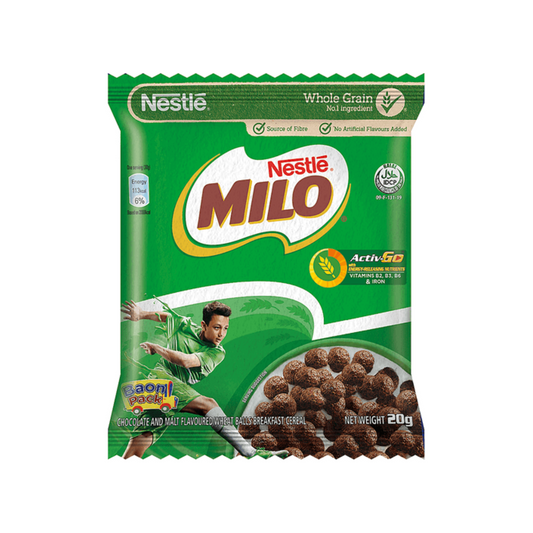 Nestle Milo Choco Malt Cereal Balls Flowpack 20g