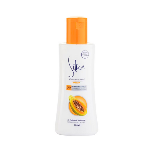 Silka Papaya Whitening Lotion SPF6 100mL
