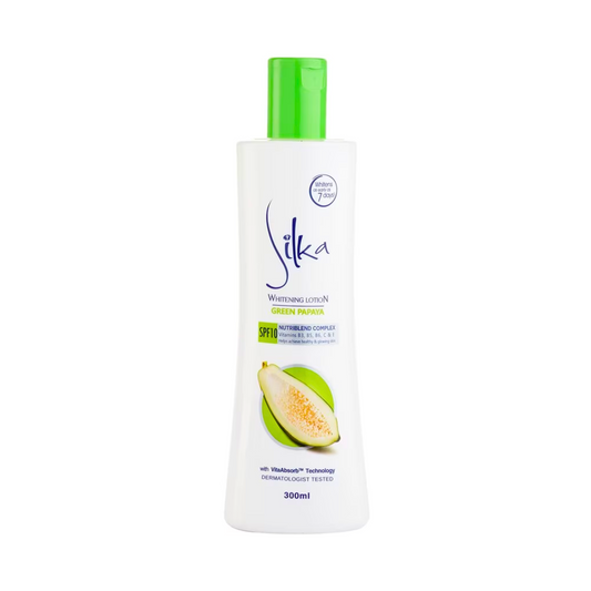 Silka Whitening Lotion Green Papaya SPF10 300mL