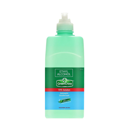Green Cross 70% Ethyl Alcohol with Moisturizer with Pump 500ml