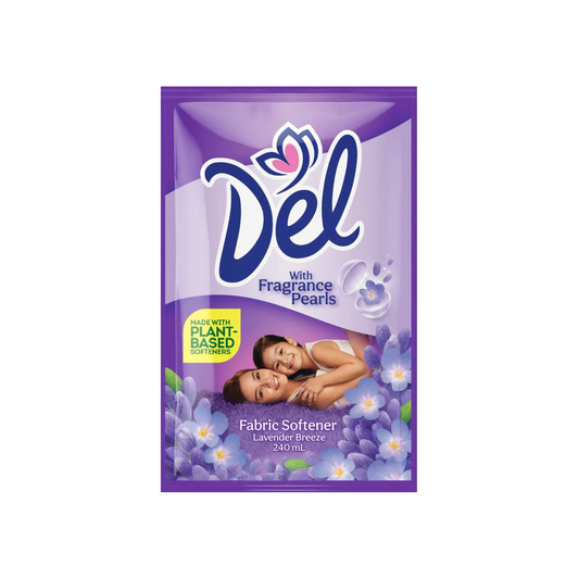 Del Fabric Conditioner Lavender Breeze Pouch 240ml