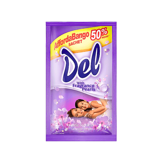 Del Fabric Softener Lavender Breeze Sachet 33ml