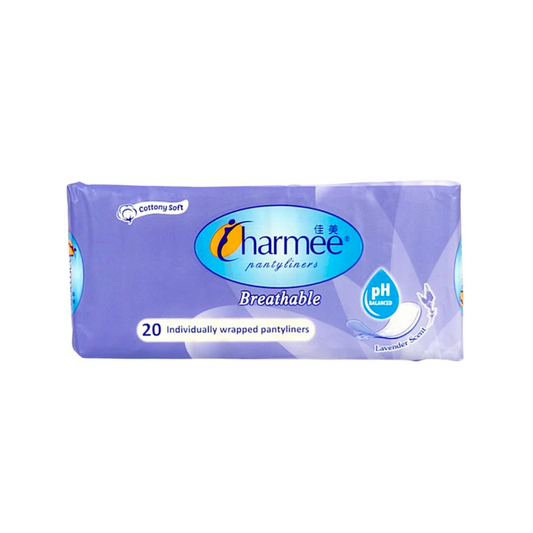 Charmee Pantyliners Breathable Lavender x 20 pcs