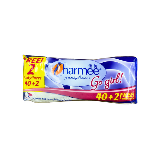Charmee Pantyliners Go Girl 40 pcs + 2 Free