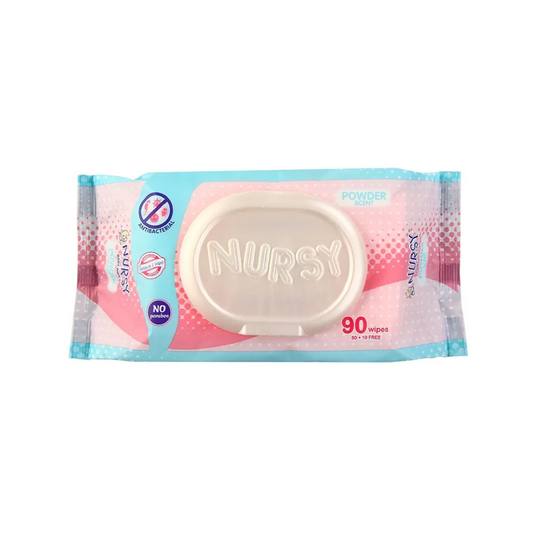 Nursy Baby Wipes Powder Scent 90 Sheets