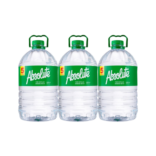[WHOLESALE] Absolute Pure Distilled Water 5L x 3 Bottles