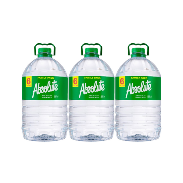 Absolute Pure Distilled Water 6L x 3 Bottles/Box – AAA Shopping Center