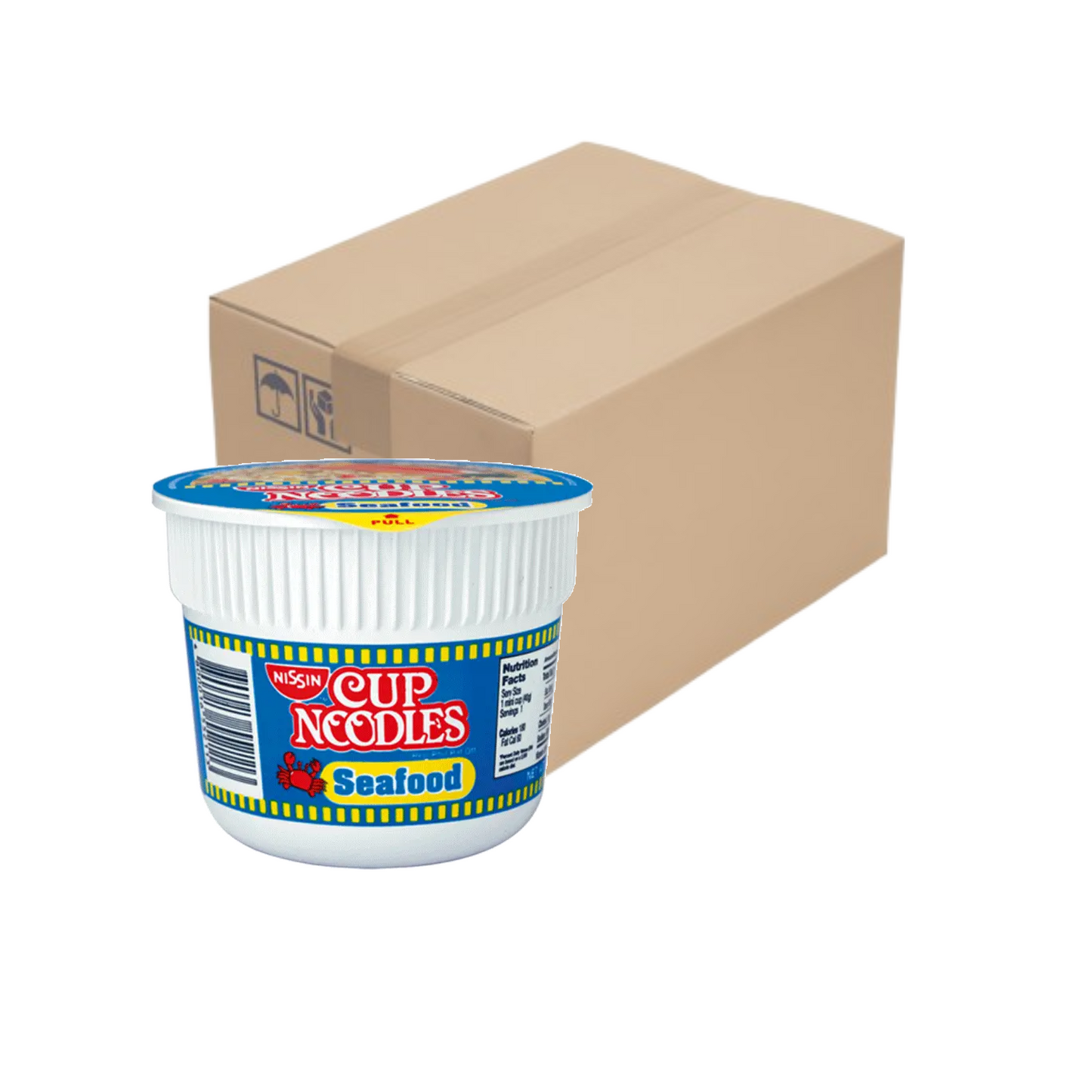 [WHOLESALE] Nissin Cup Noodles Seafood Mini 40g x 48 pcs