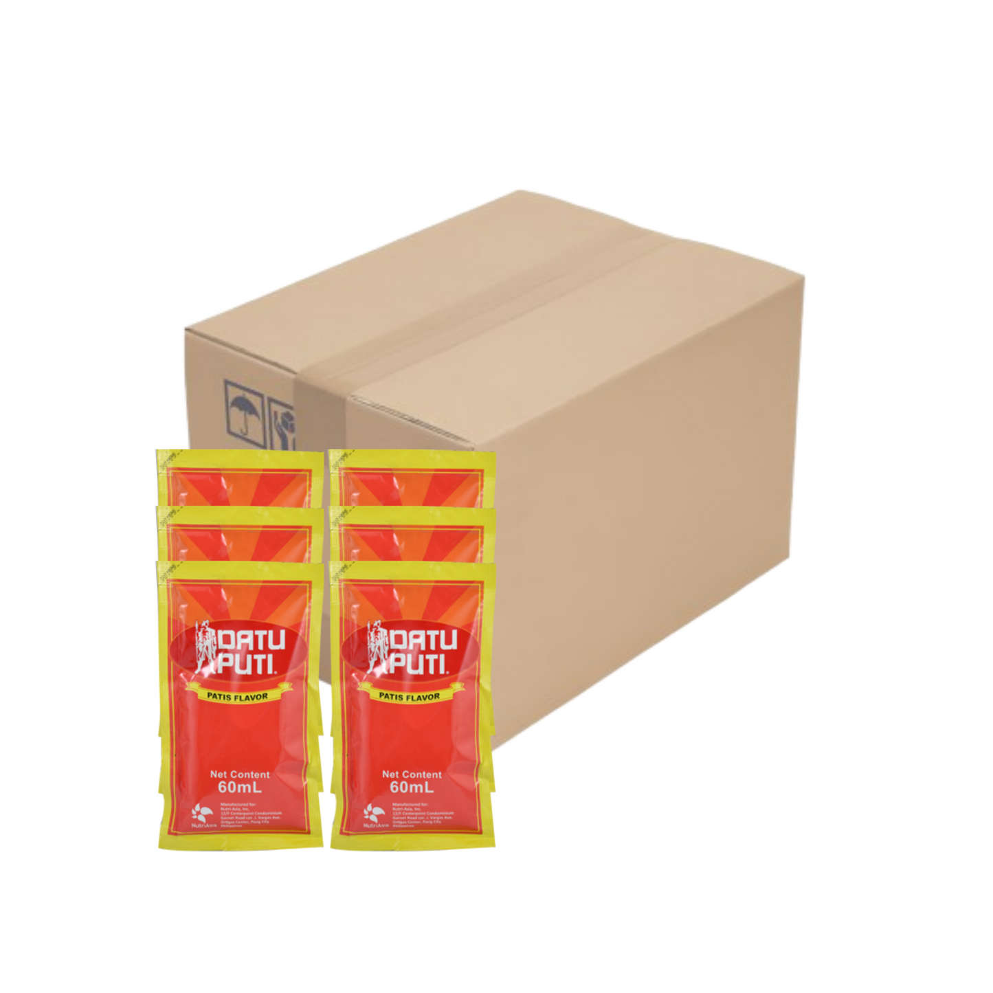 [WHOLESALE] Datu Puti Patis Sachet 60ml x 144 pcs