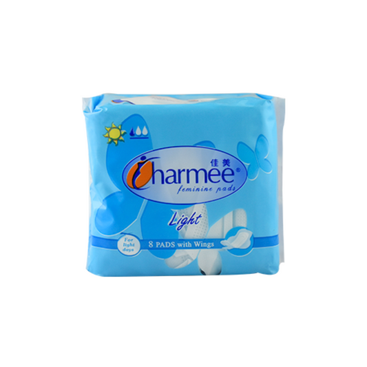 Charmee Feminine Pads Light with Wings x 8 pcs