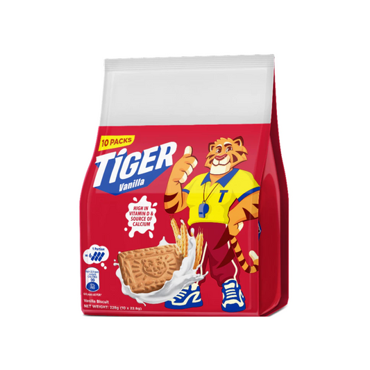 Kraft Tiger Energy Biscuit Vanilla 22.8g x 10 pcs