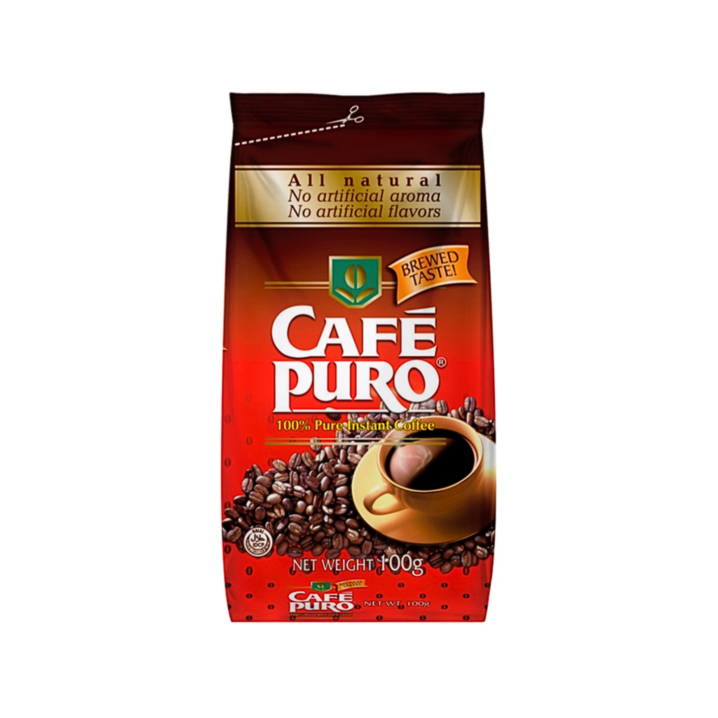 Cafe Puro Instant Coffee Econopack Pouch 100g