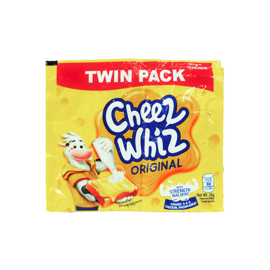Cheez Whiz Cheese Spread Original Twin Pack 24g