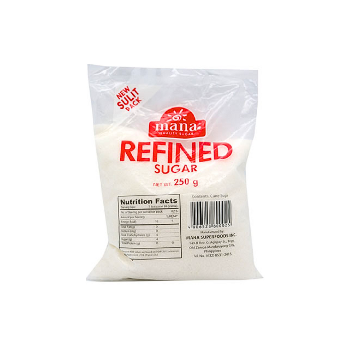 Mana Refined Sugar 250g