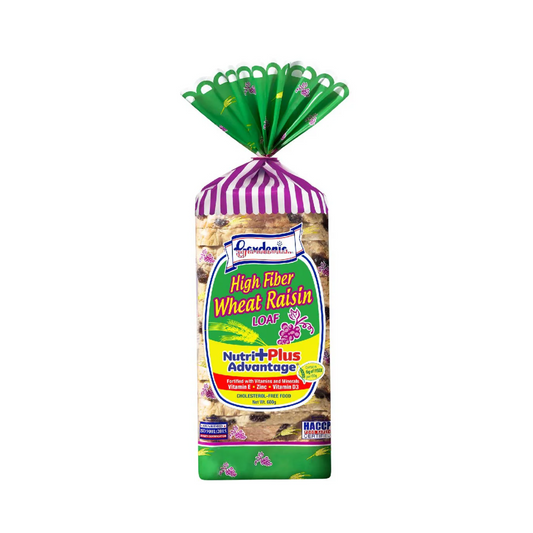 Gardenia High Fiber Wheat Raisin Loaf 600g
