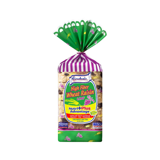 Gardenia High Fiber Wheat Raisin Loaf 400g