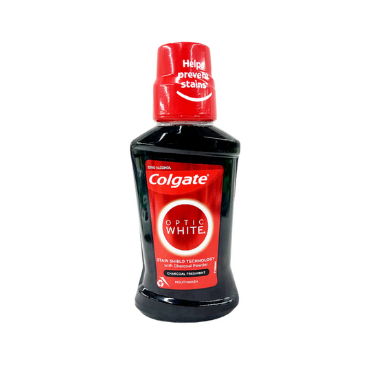 Colgate Optic White Charcoal Mouthwash 250ml