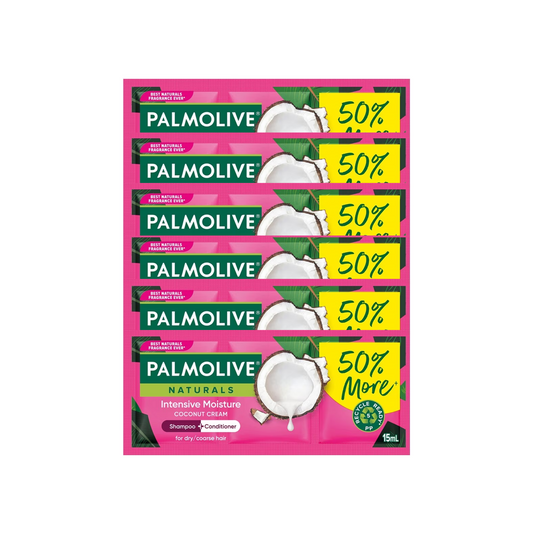 Palmolive Shampoo & Conditioner Intensive Moisture trio 15ml x 6 pcs