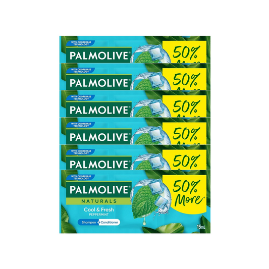 Palmolive Shampoo Cool & Fresh 15ml x 6 pcs