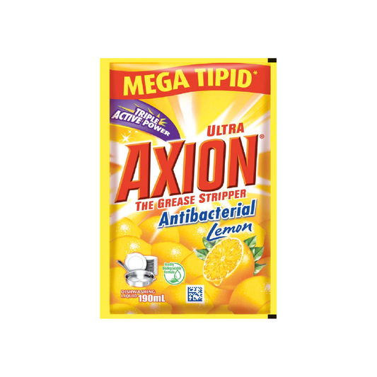 Axion Dishwashing Liquid Antibacterial Lemon 190ml