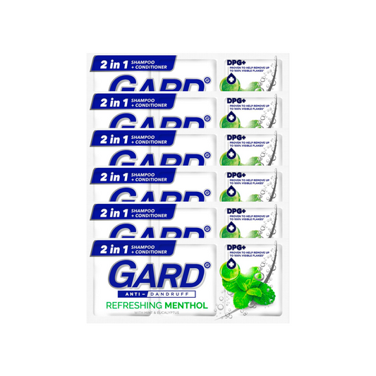 Gard Shampoo Refreshing Menthol 13.5ml x 6 pcs