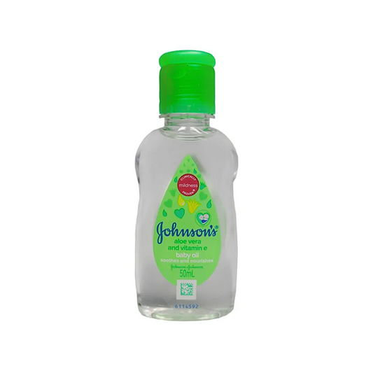 Johnson's Baby Oil Aloe Vera & Vitamin E 50ml