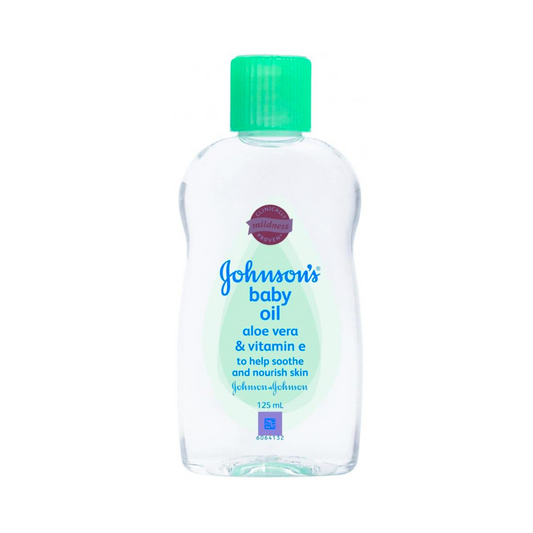 Johnson's Baby Oil Aloe Vera & Vitamin E 125ml