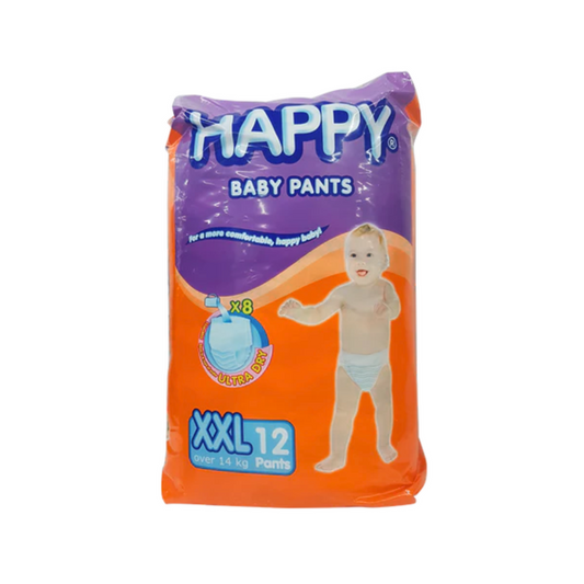 Happy Baby Pants Ultra Dry Diaper XXL x 12 pcs
