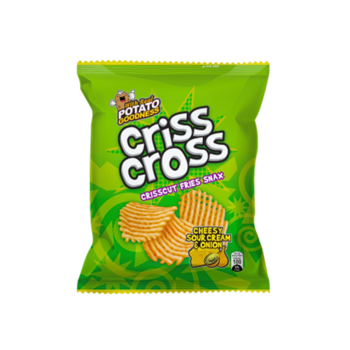 Criss Cross Cheesy Sour Cream & Onion 23g