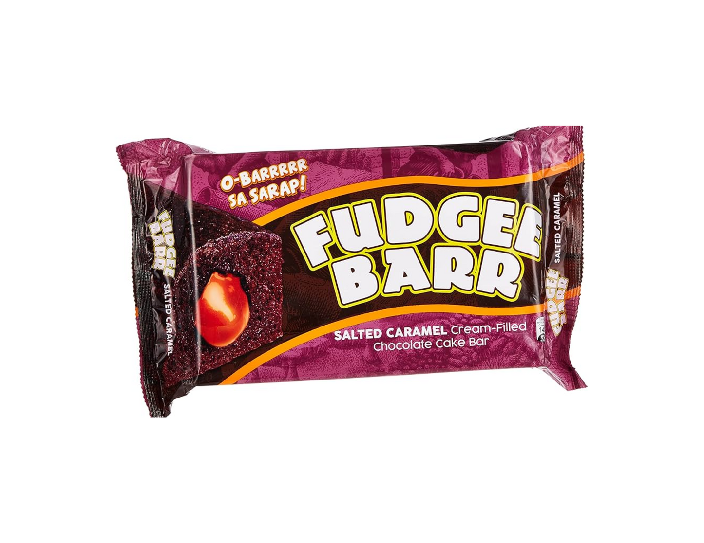 Fudgee Barr Salted Caramel Cream-Filled Cake Bar 38g x 10 pcs