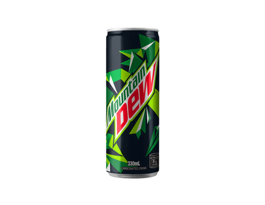 Mountain Dew Carbonated Drink in Can 330ml